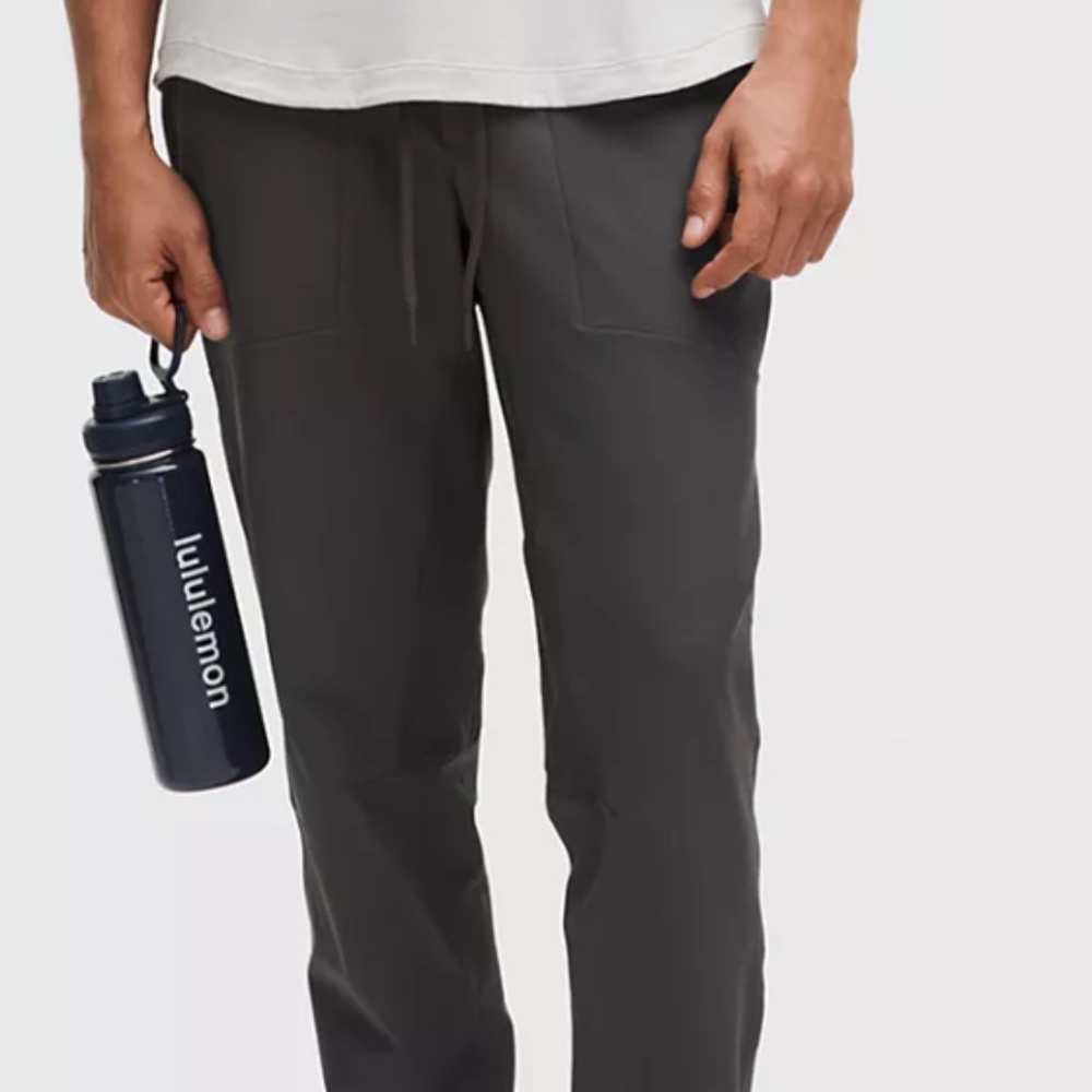 New W/ Tag! Men's Lululemon License To Train Grey Athletic Comfy Joggers